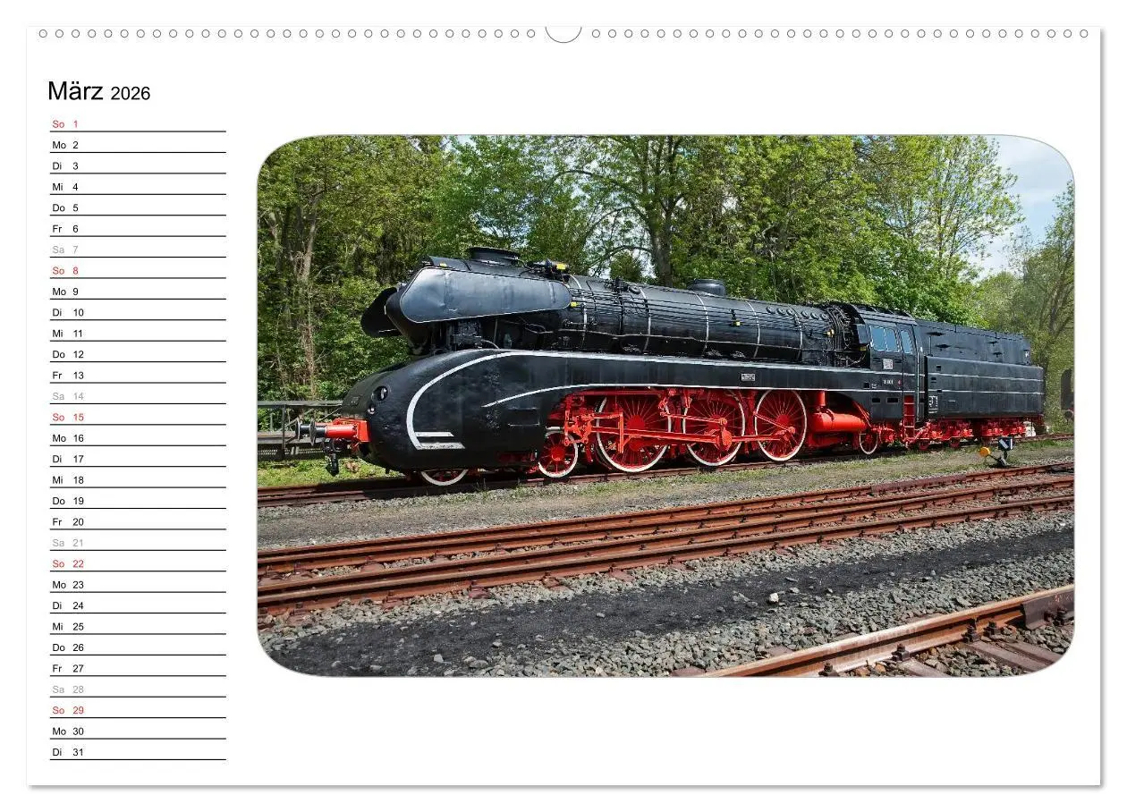 Bild: 9783457994948 | Unter Dampf - Dampflokromantik (Wandkalender 2026 DIN A2 quer),...