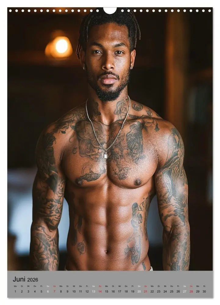 Bild: 9783516604948 | HEISSE TYPEN - Junge sexy Männer in Bestform (Wandkalender 2026 DIN...