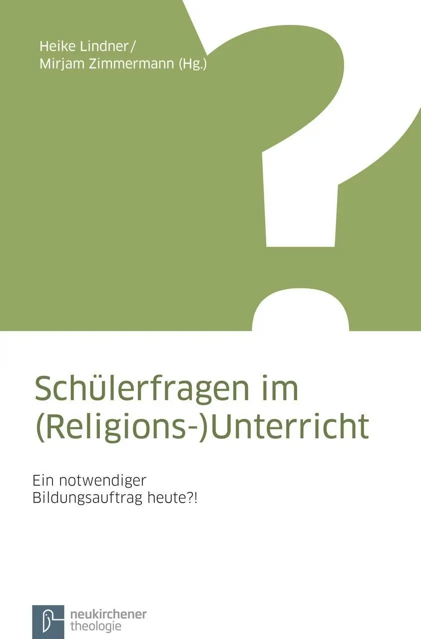 Cover: 9783788724948 | Schülerfragen im (Religions-)Unterricht | Zimmermann | Taschenbuch