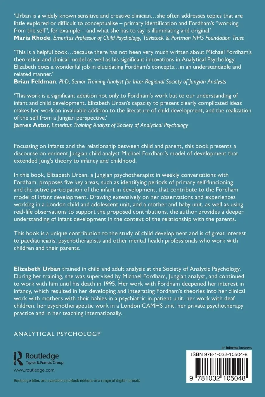 Rückseite: 9781032105048 | Understanding Infants Psychoanalytically | Elizabeth Urban | Buch