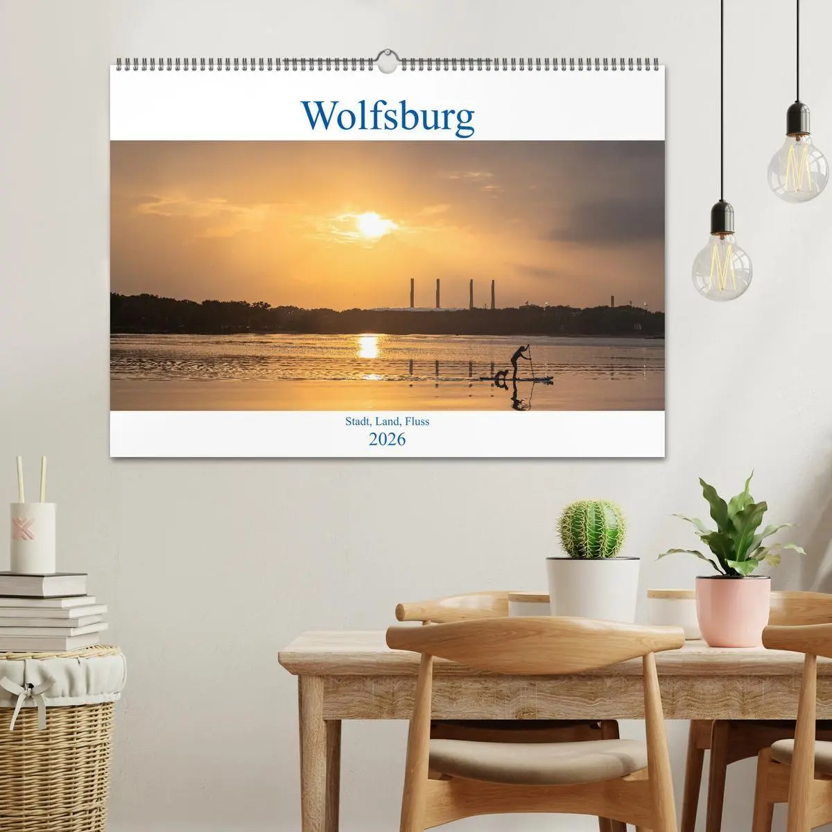 Bild: 9783457645048 | Wolfsburg - Stadt, Land, Fluss (Wandkalender 2026 DIN A2 quer),...