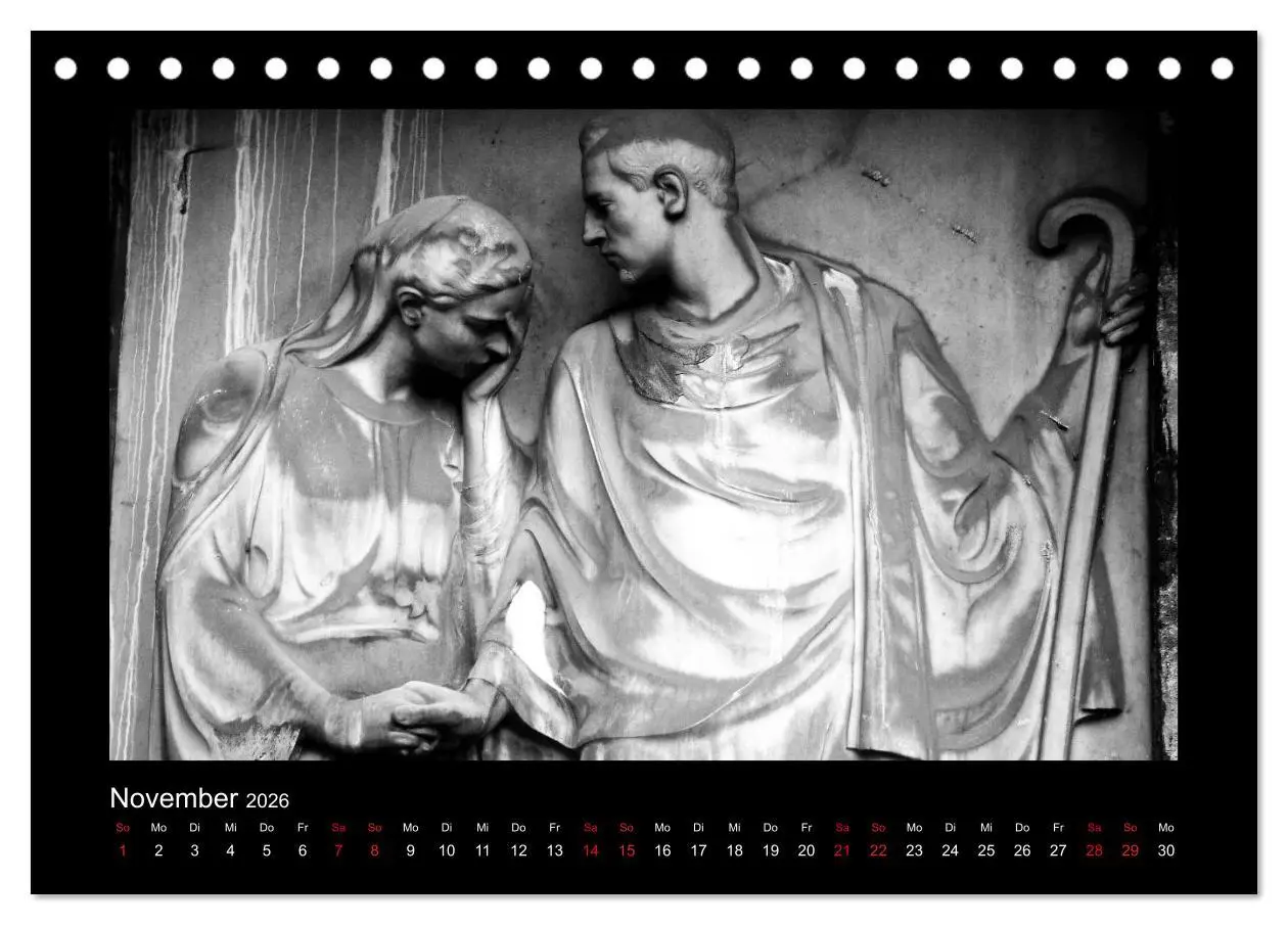 Bild: 9783516115048 | Die Engel von Melaten (Tischkalender 2026 DIN A5 quer), CALVENDO...