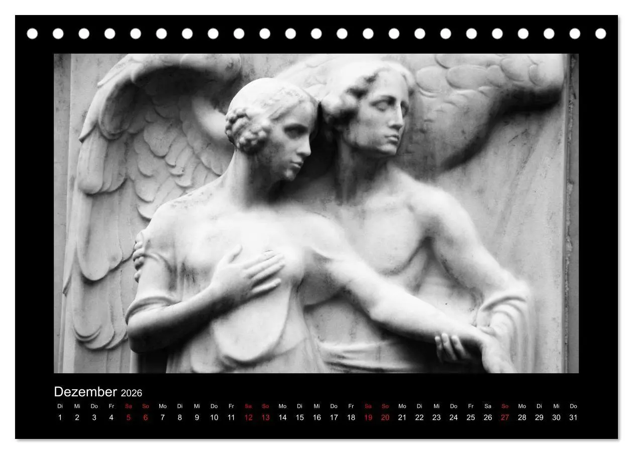 Bild: 9783516115048 | Die Engel von Melaten (Tischkalender 2026 DIN A5 quer), CALVENDO...