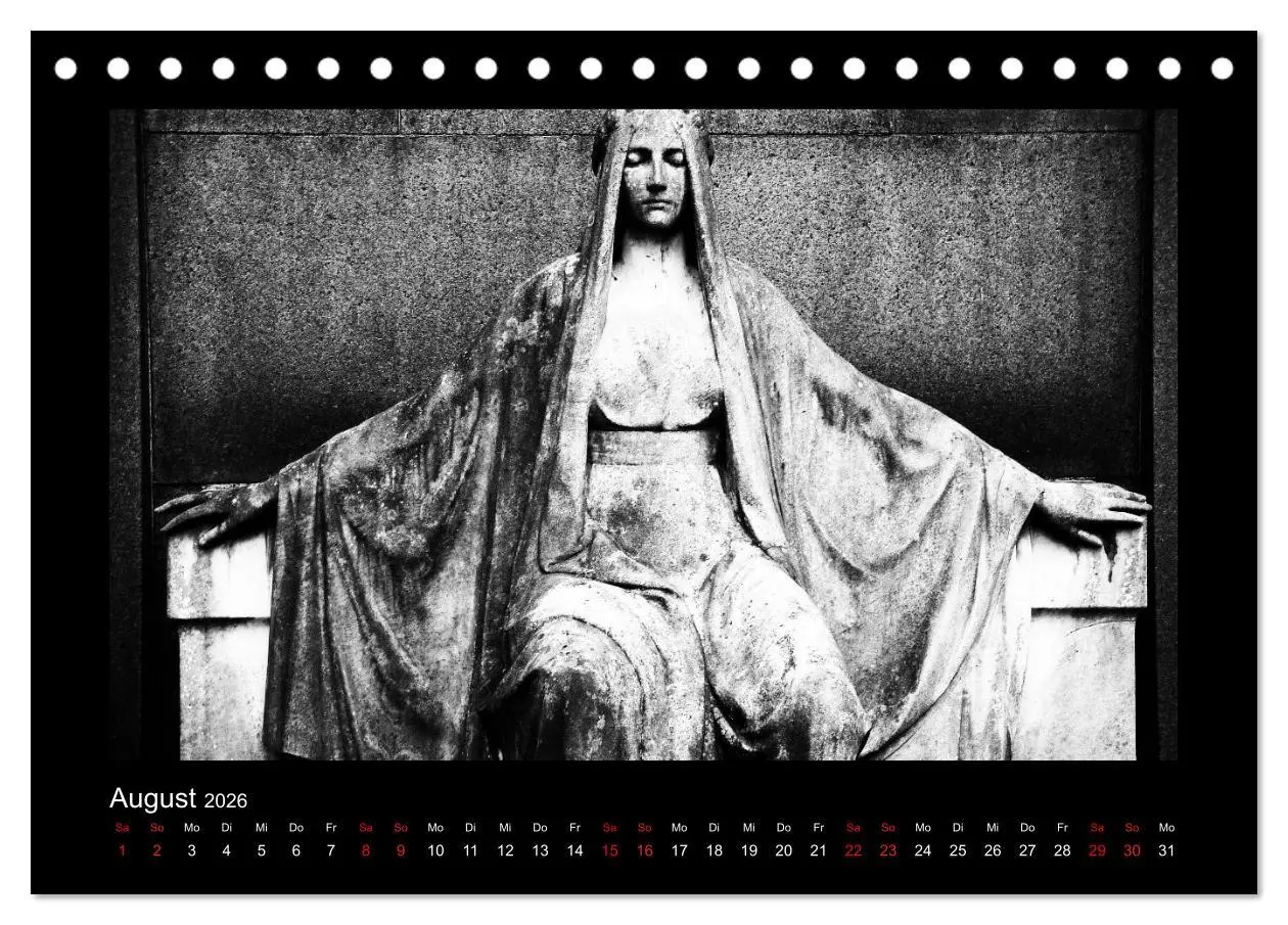 Bild: 9783516115048 | Die Engel von Melaten (Tischkalender 2026 DIN A5 quer), CALVENDO...