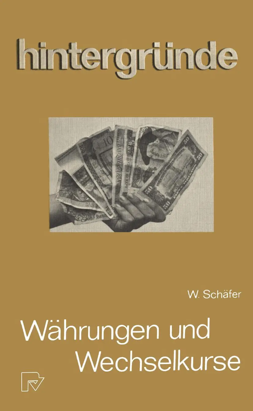Cover: 9783790805048 | Währungen und Wechselkurse | W. Schäfer | Taschenbuch | ii | Deutsch