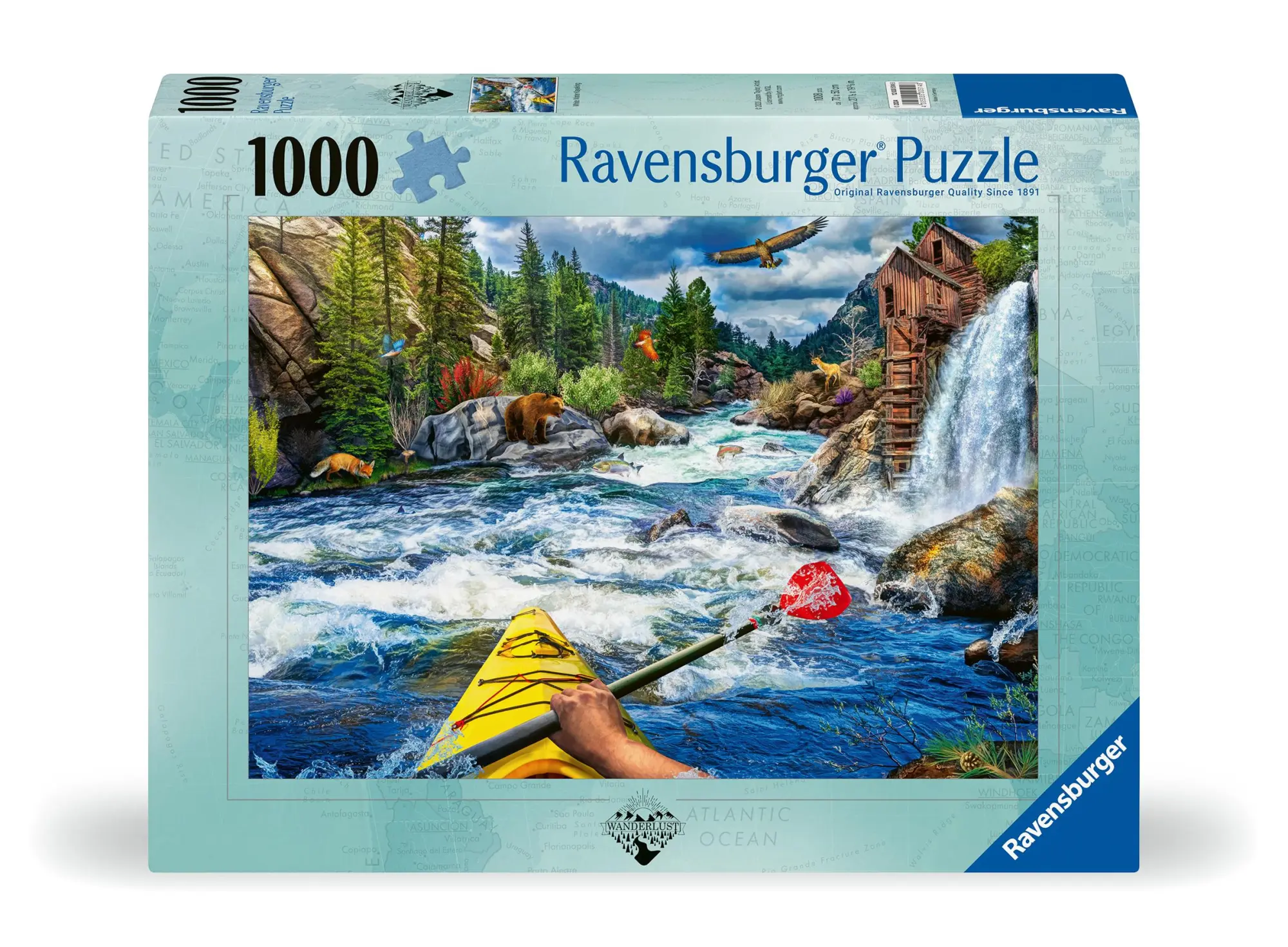 Cover: 4005555005148 | Erwachsenenpuzzle 1000 Teile - Wildwasser Rafting | Spiel | 12000514