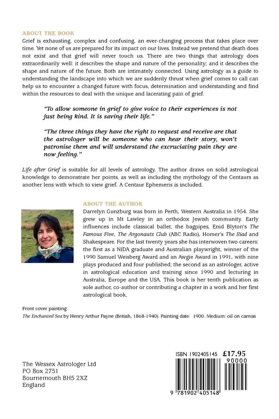 Rückseite: 9781902405148 | Life After Grief | An Astrological Guide to Dealing with Loss | Buch
