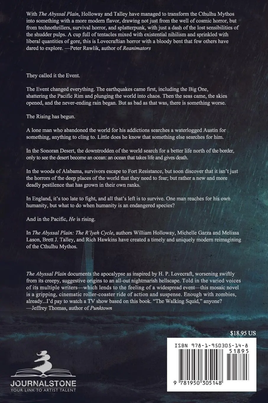 Rückseite: 9781950305148 | The Abyssal Plain | The R'lyeh Cycle | William Holloway (u. a.) | Buch