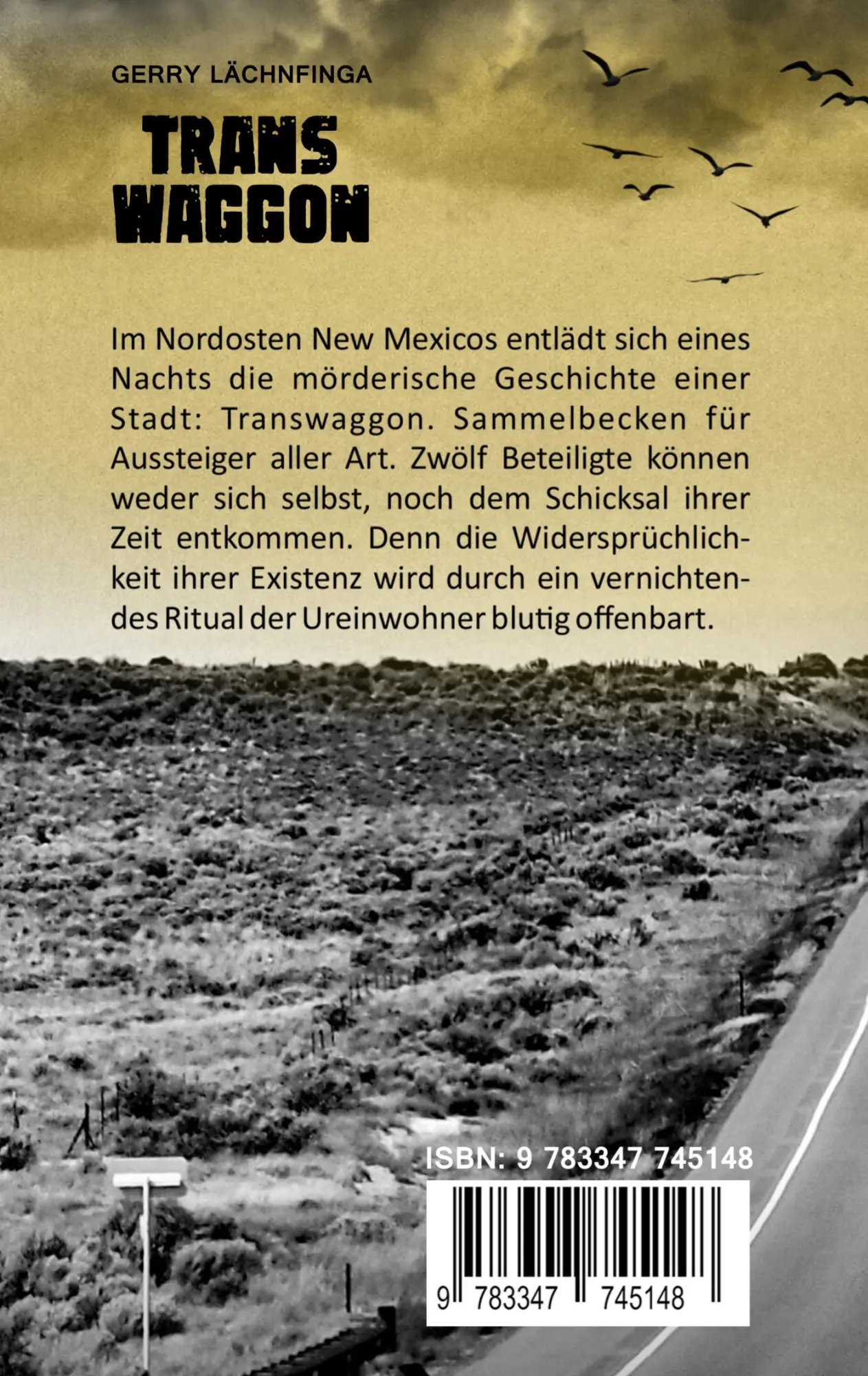 Rückseite: 9783347745148 | Transwaggon | Gerry Lächnfinga | Taschenbuch | 312 S. | Deutsch | 2022