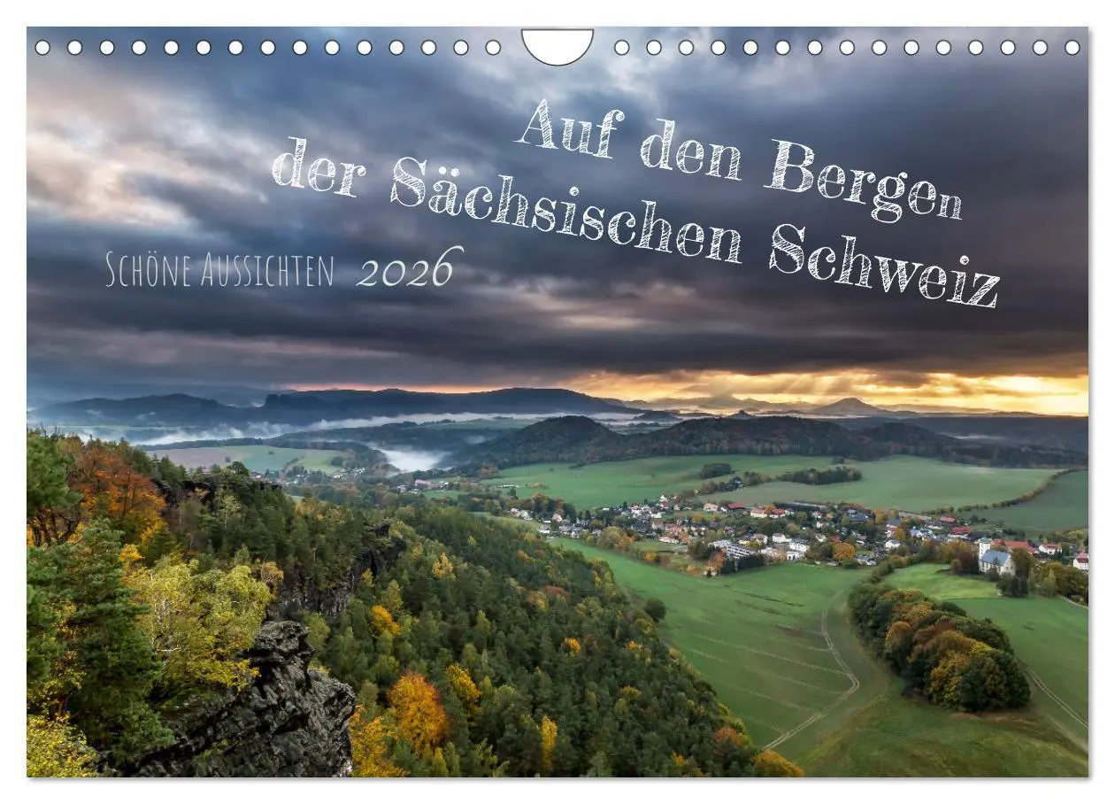 Cover: 9783457565148 | Auf den Bergen der Sächsischen Schweiz (Wandkalender 2026 DIN A4...