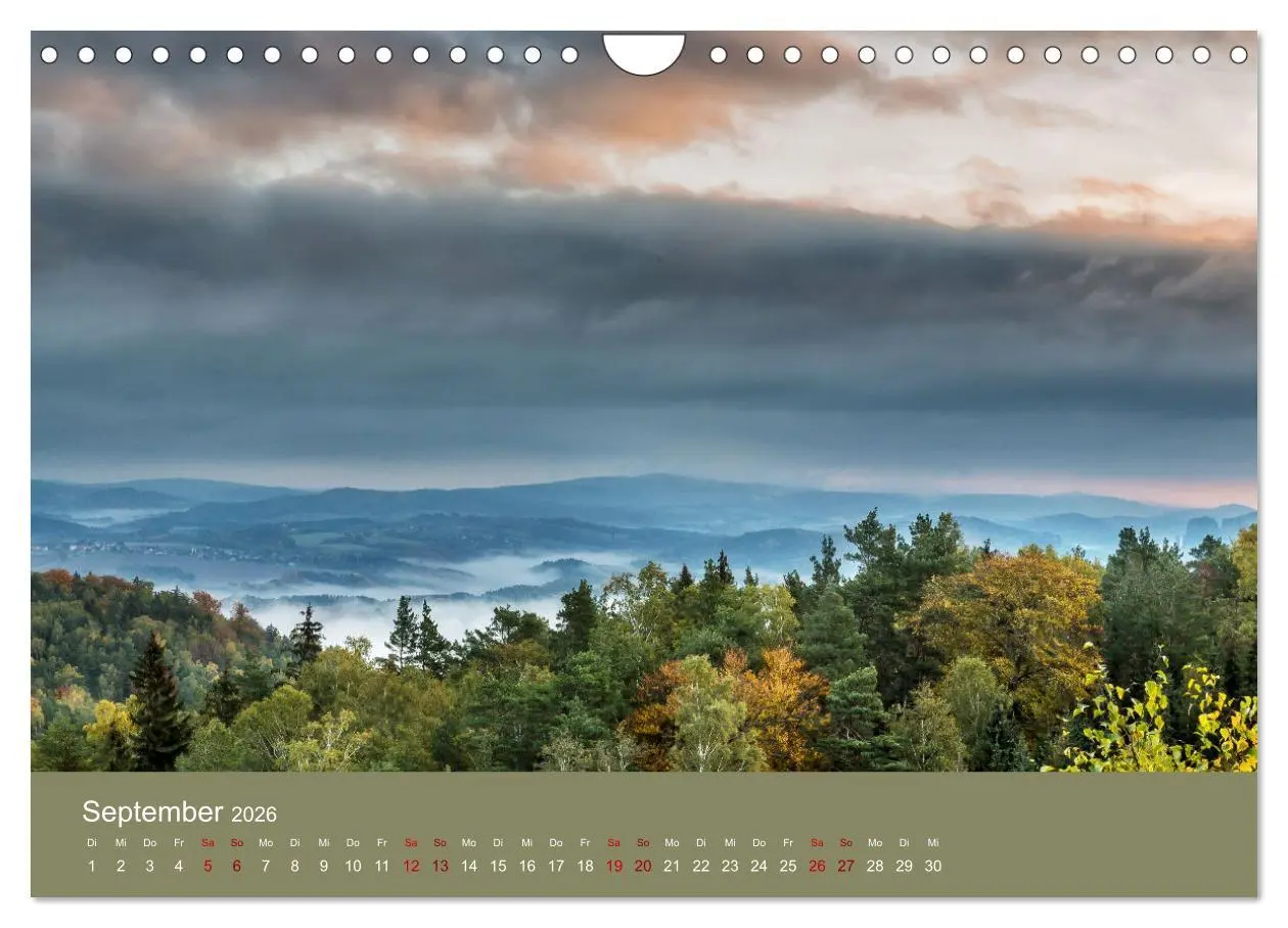 Bild: 9783457565148 | Auf den Bergen der Sächsischen Schweiz (Wandkalender 2026 DIN A4...