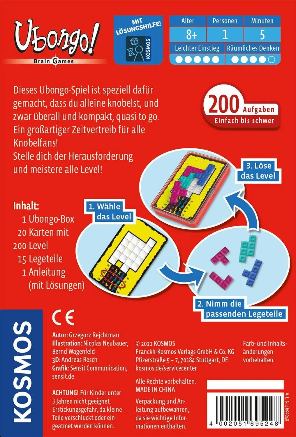 Bild: 4002051695248 | Ubongo - Brain Games | Grzegorz Rejchtman | Spiel | Brettspiel | 2021
