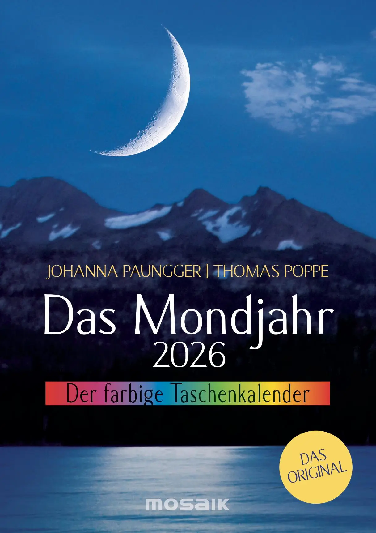 Cover: 9783442395248 | Das Mondjahr 2026 - Der farbige Taschenkalender | Das Original | 2026