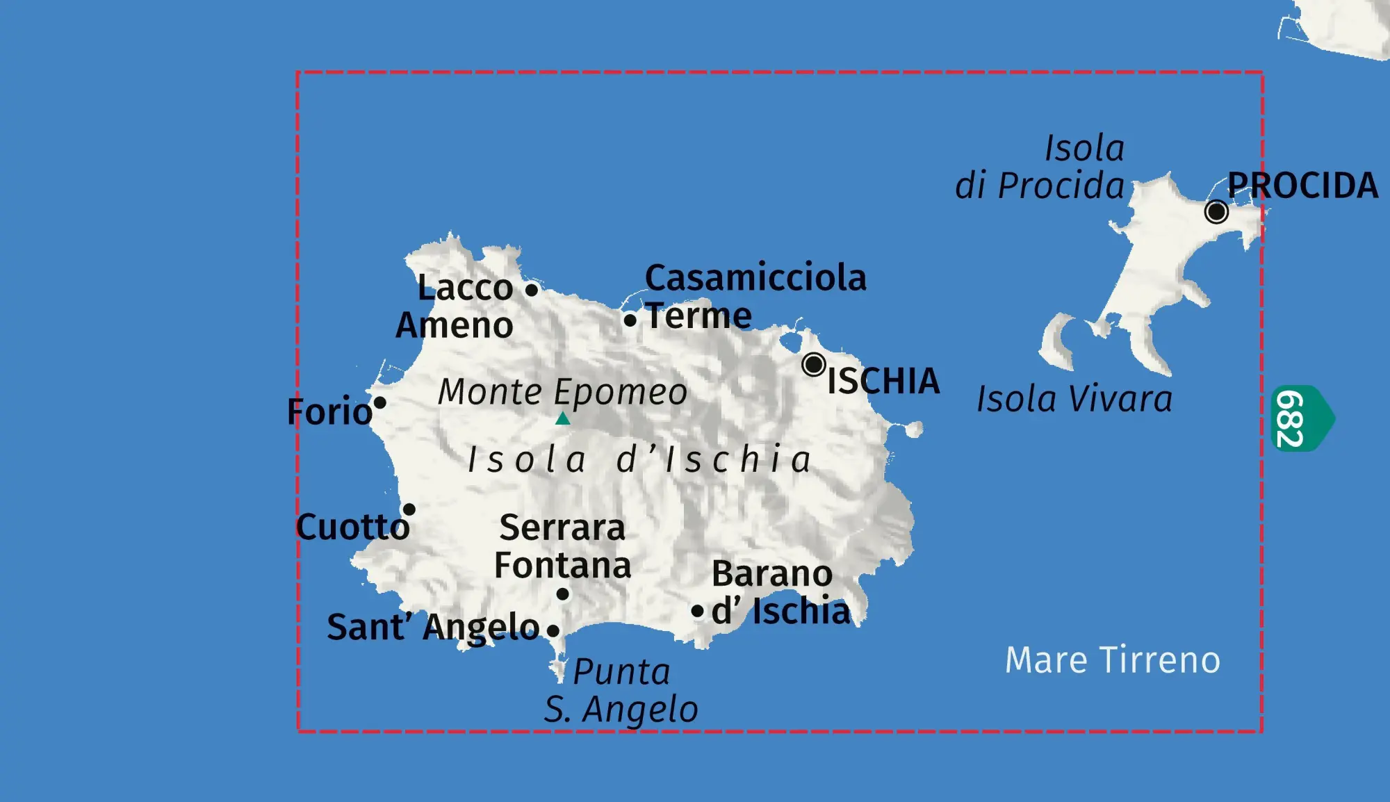 Bild: 9783991545248 | KOMPASS Wanderkarte 680 Isole d' Ischia e Procida 1:15.000 | Deutsch