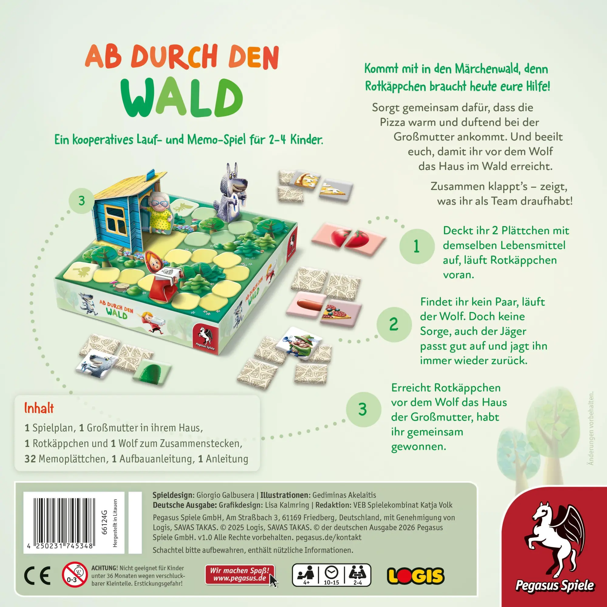 Bild: 4250231745348 | Ab durch den Wald | Spiel | 66124G | Deutsch | 2026