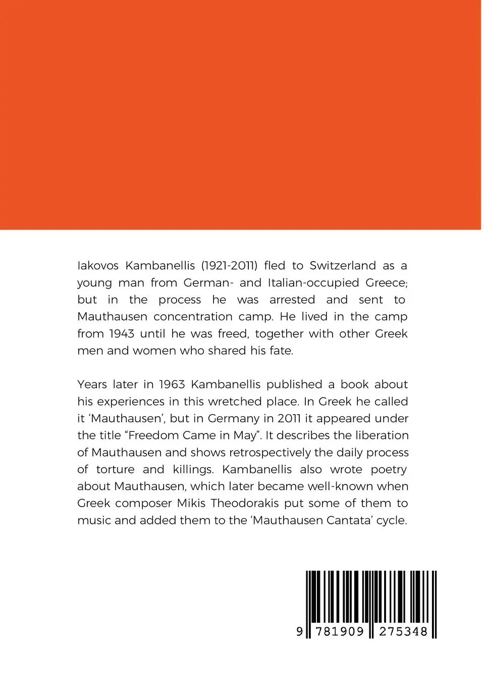 Rückseite: 9781909275348 | Good Signs | Freedom Came in May | Iakovos Kambanellis | Taschenbuch