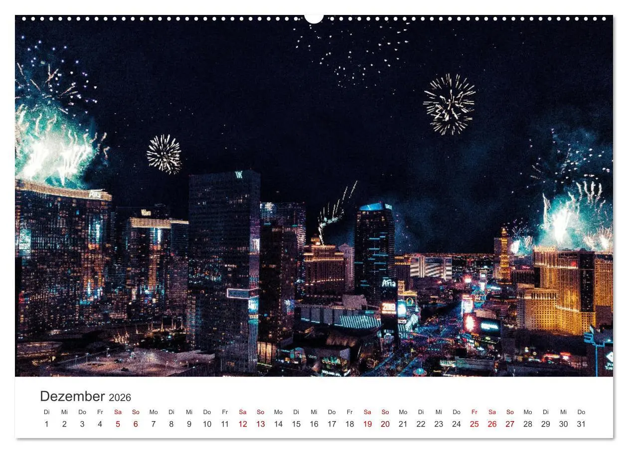 Bild: 9783457615348 | Las Vegas - Spiel, Spaß und Glück (Wandkalender 2026 DIN A2 quer),...