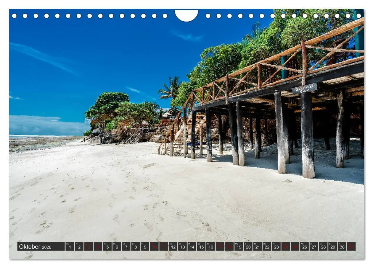 Bild: 9783457855348 | Inselparadies Sansibar (Wandkalender 2026 DIN A4 quer), CALVENDO...