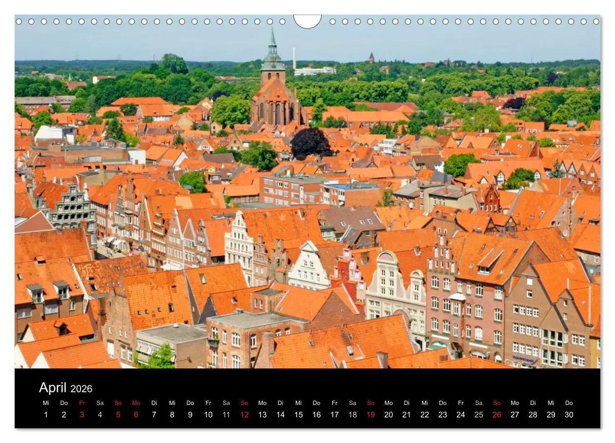 Bild: 9783516185348 | Hansestadt Lüneburg und Lüneburger Heide (Wandkalender 2026 DIN A3...