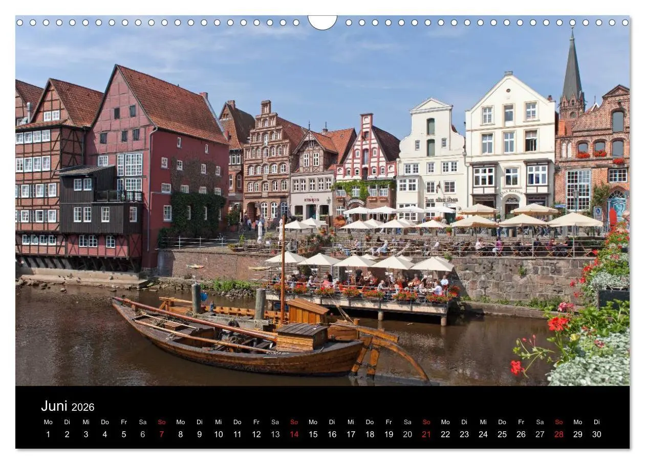 Bild: 9783516185348 | Hansestadt Lüneburg und Lüneburger Heide (Wandkalender 2026 DIN A3...
