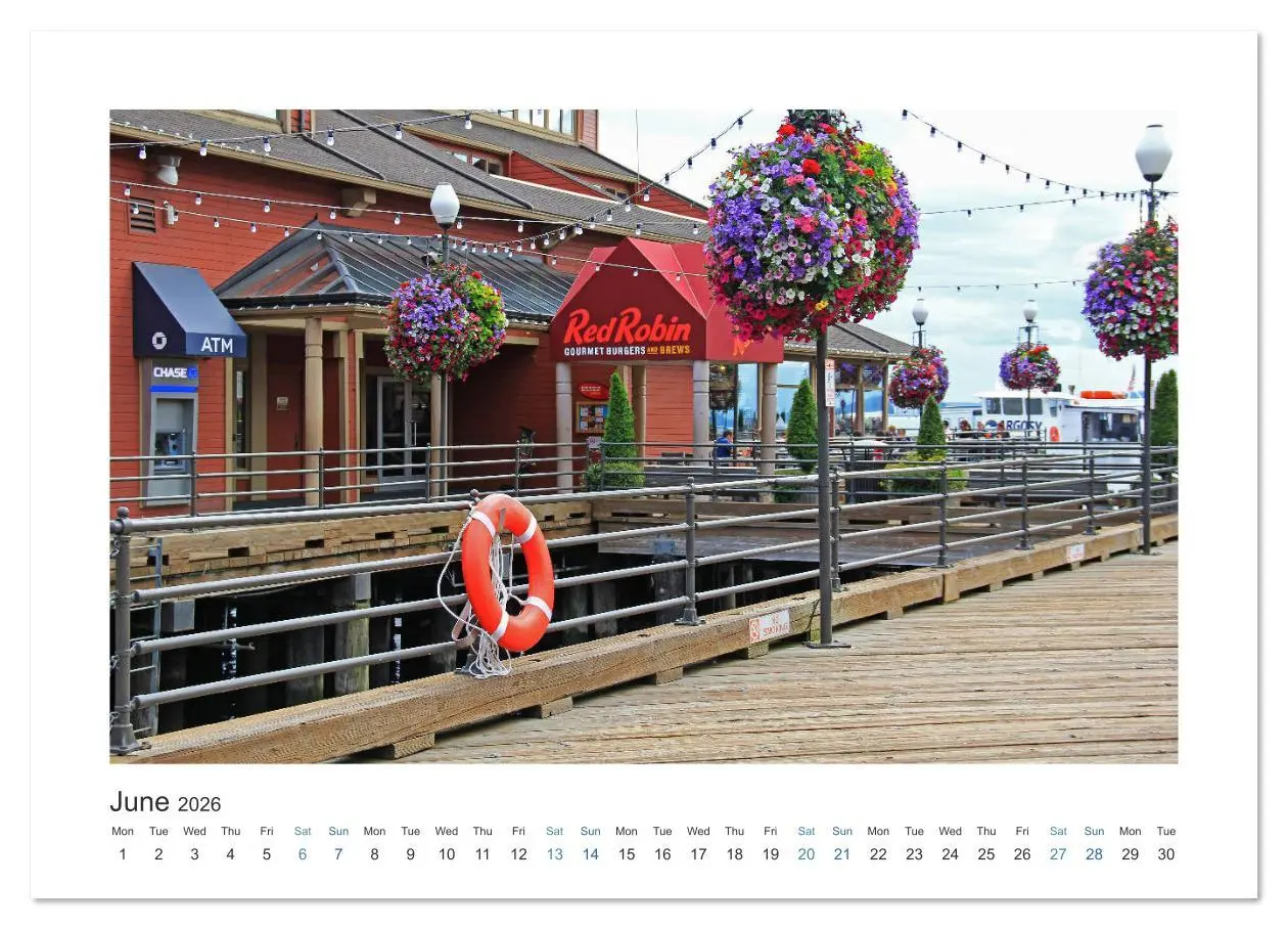 Bild: 9783516565348 | Seattle (Wall Calendar 2026 DIN A4 landscape), CALVENDO 12 Month...