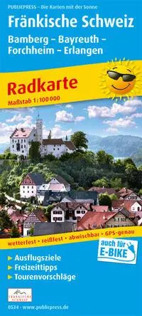Cover: 9783747305348 | Fränkische Schweiz, Bamberg - Bayreuth, Forchheim - Erlangen 1:100 000