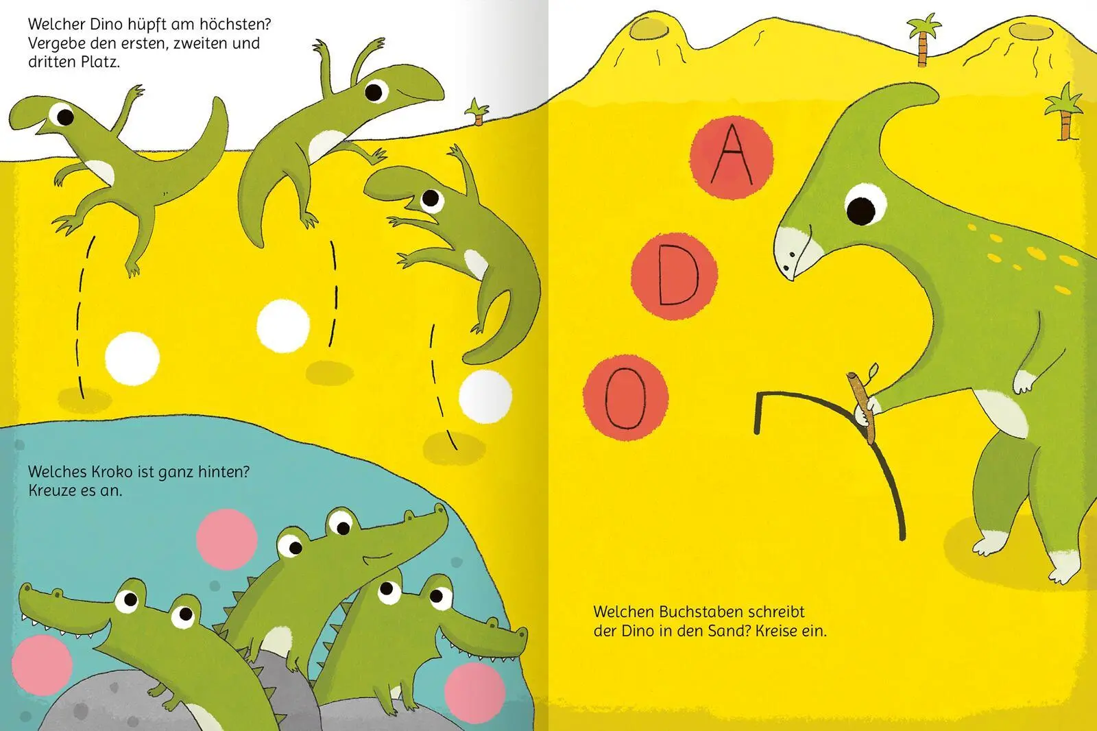 Bild: 9783845865348 | Lustige Dino-Rätsel | Labyrinthe, Punkterätsel und vieles mehr | Buch