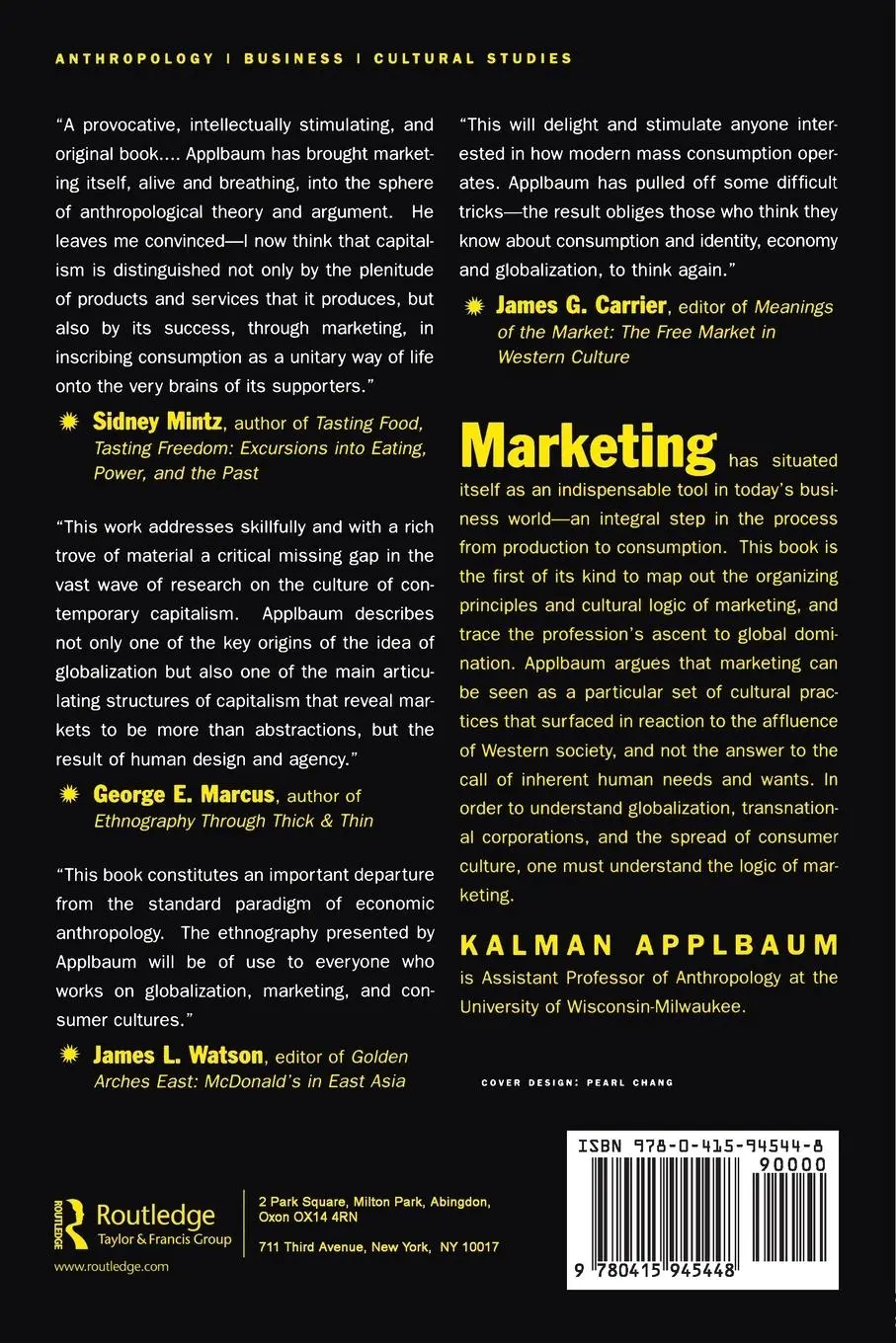 Rückseite: 9780415945448 | The Marketing Era | From Professional Practice to Global Provisioning