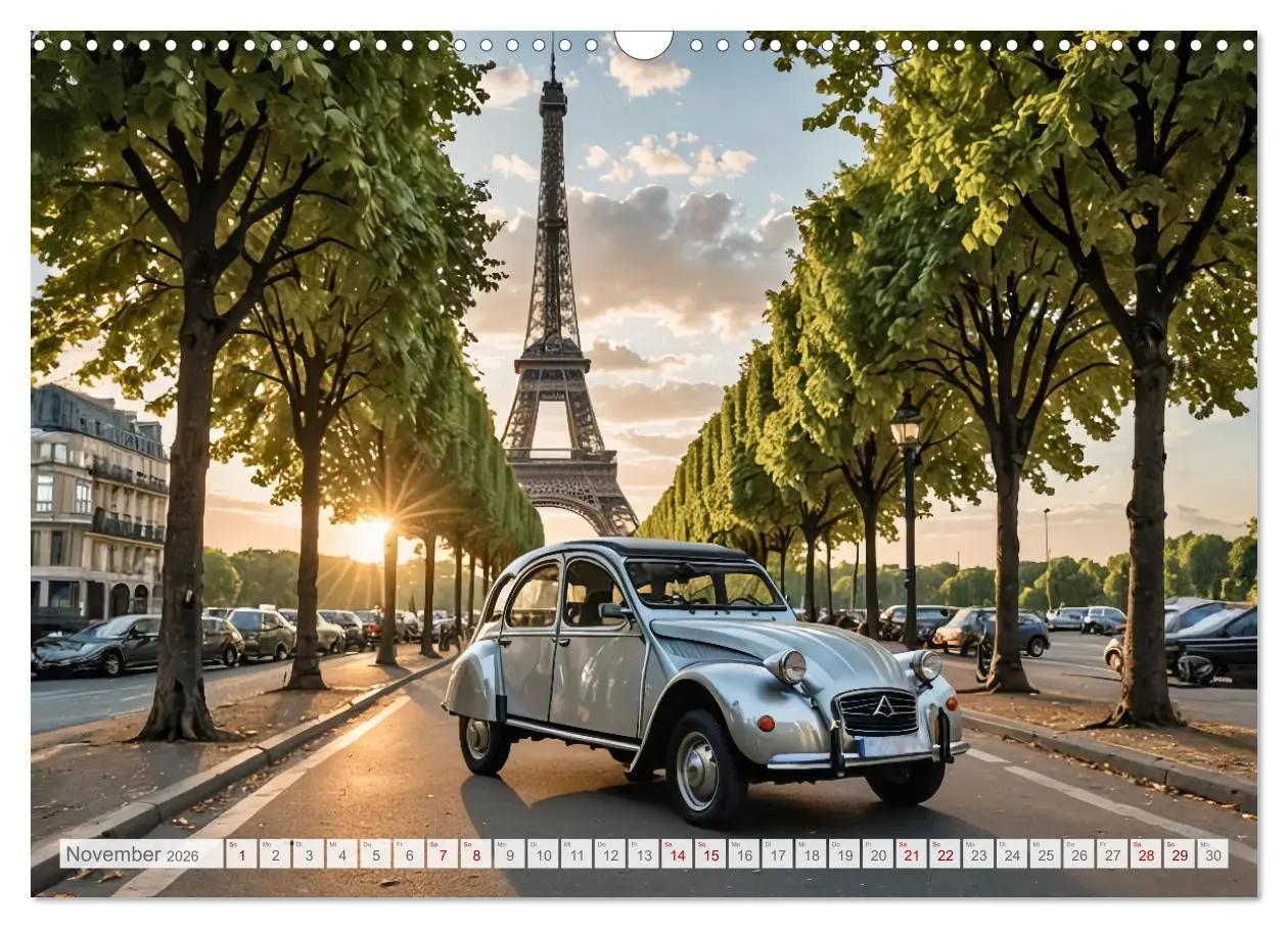 Bild: 9783457395448 | Virtual Classic Cars (Wandkalender 2026 DIN A3 quer), CALVENDO...