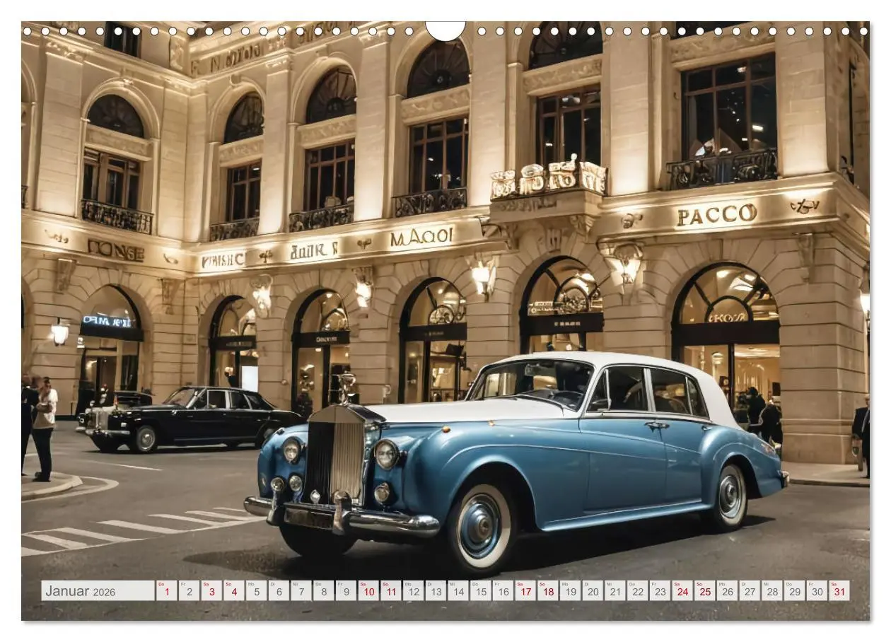 Bild: 9783457395448 | Virtual Classic Cars (Wandkalender 2026 DIN A3 quer), CALVENDO...
