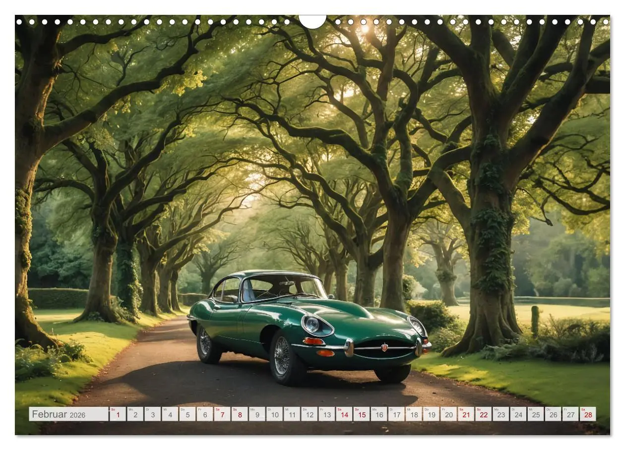 Bild: 9783457395448 | Virtual Classic Cars (Wandkalender 2026 DIN A3 quer), CALVENDO...