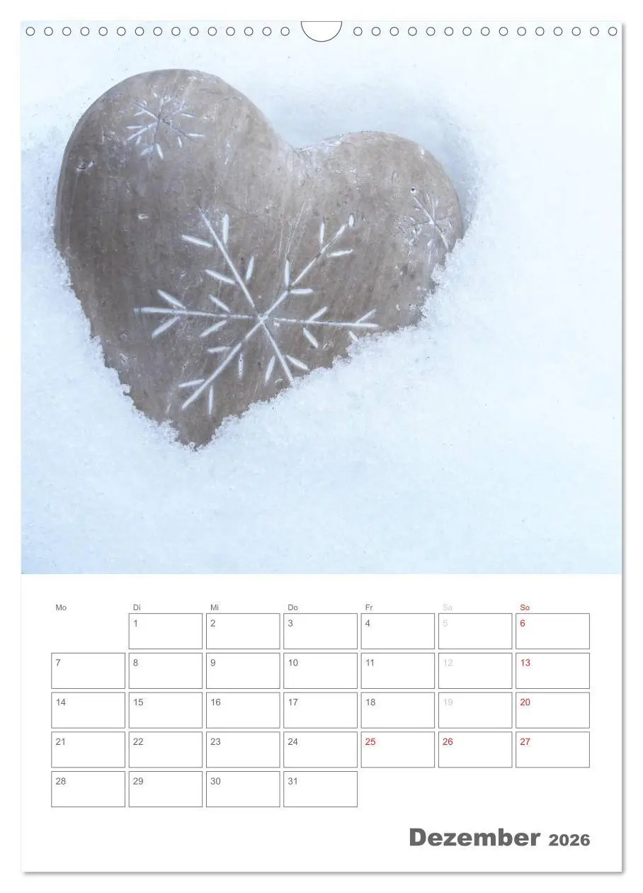 Bild: 9783516485448 | Herzen (Wandkalender 2026 DIN A3 hoch), CALVENDO Monatskalender | Otto