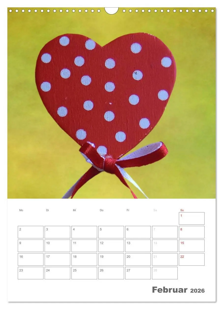 Bild: 9783516485448 | Herzen (Wandkalender 2026 DIN A3 hoch), CALVENDO Monatskalender | Otto