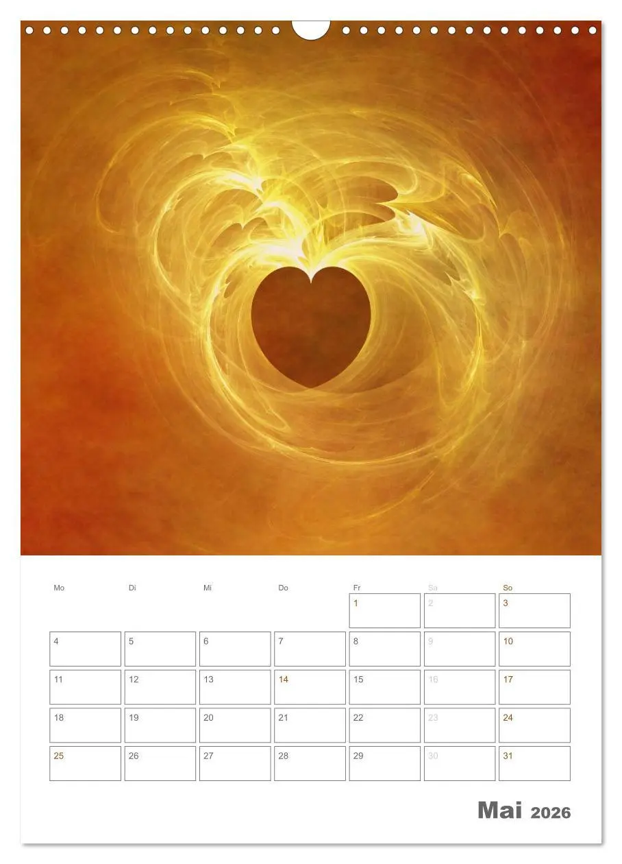 Bild: 9783516485448 | Herzen (Wandkalender 2026 DIN A3 hoch), CALVENDO Monatskalender | Otto