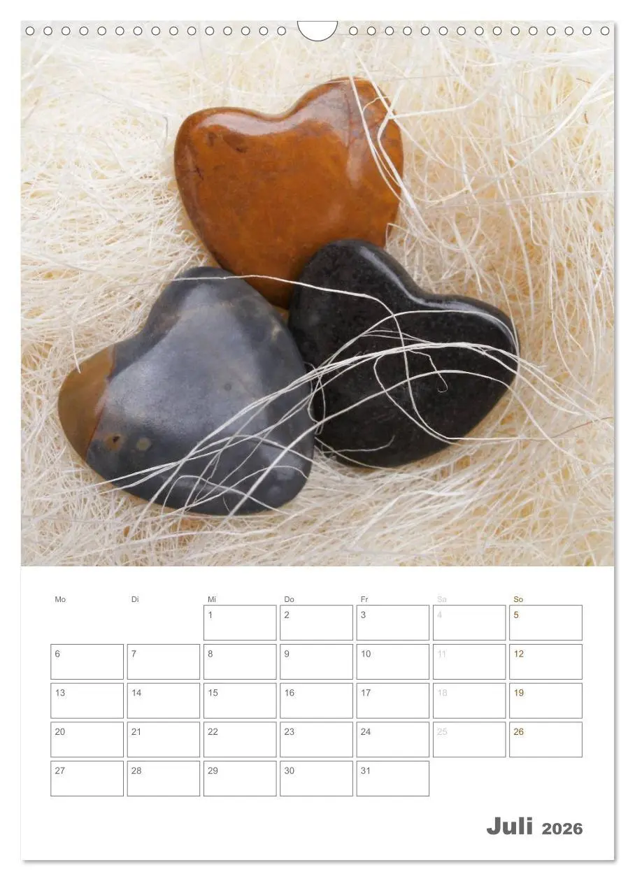 Bild: 9783516485448 | Herzen (Wandkalender 2026 DIN A3 hoch), CALVENDO Monatskalender | Otto