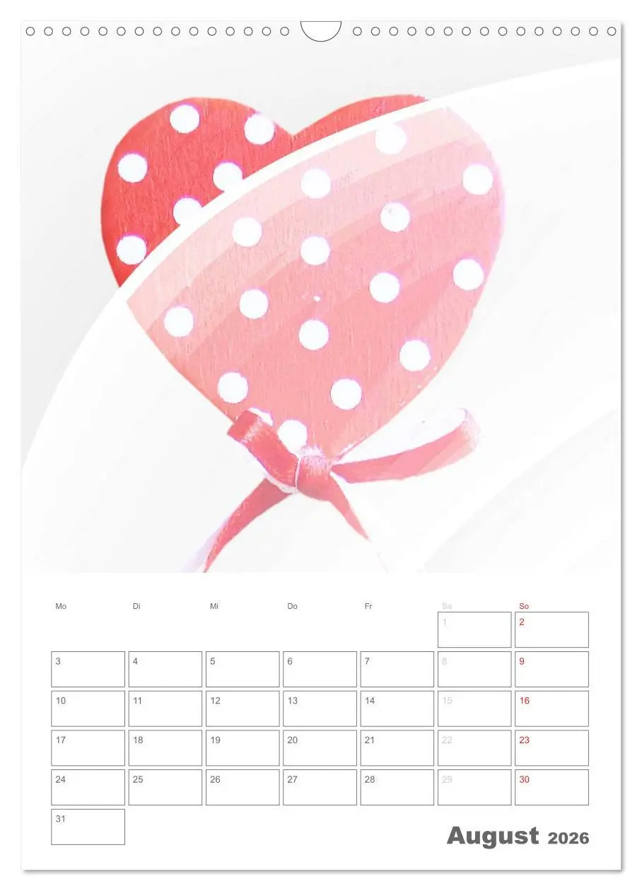 Bild: 9783516485448 | Herzen (Wandkalender 2026 DIN A3 hoch), CALVENDO Monatskalender | Otto