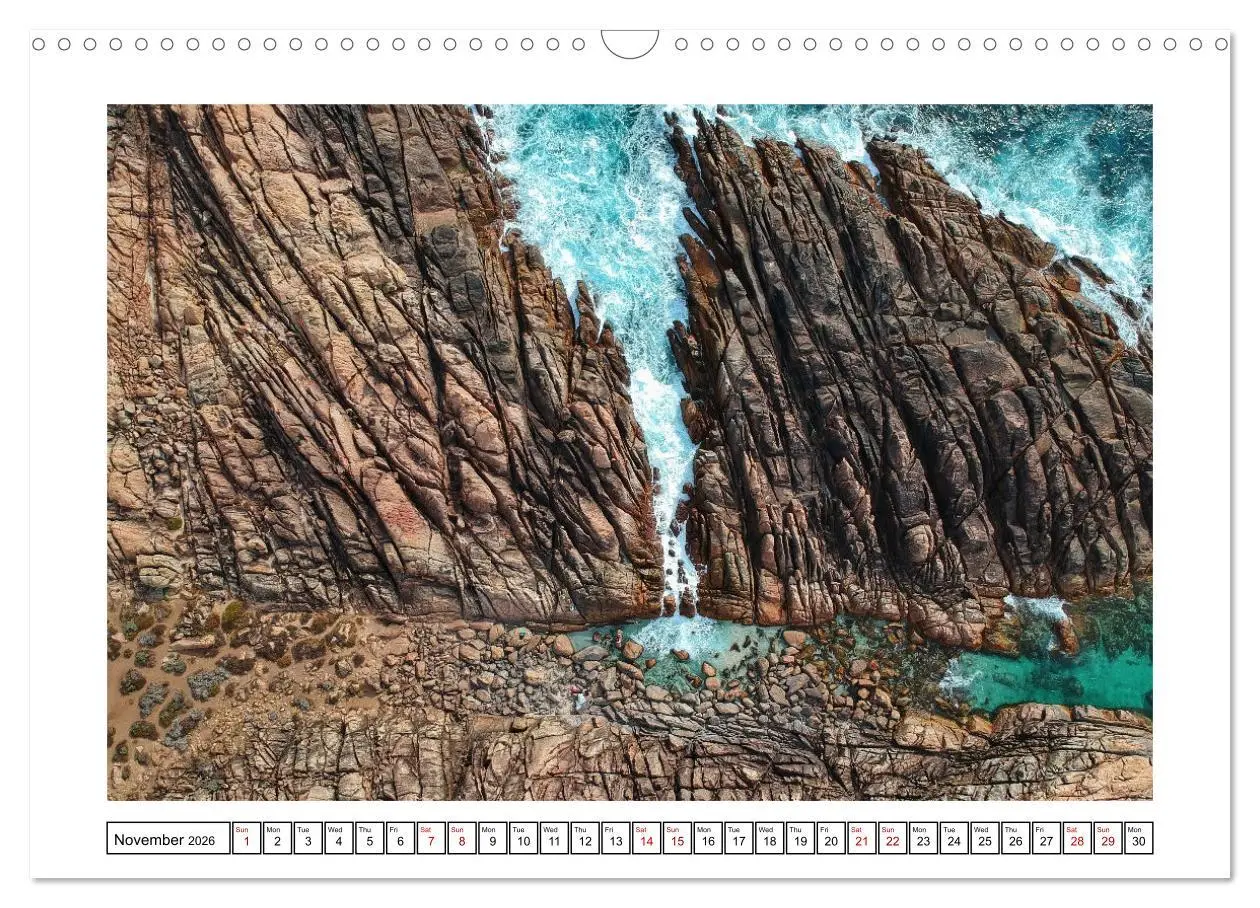 Bild: 9783516555448 | Seascapes of Western Australia (Wall Calendar 2026 DIN A3...
