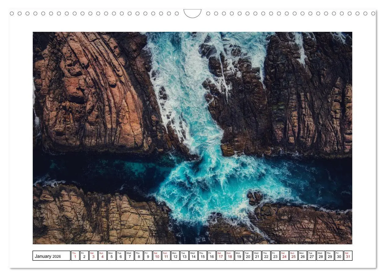 Bild: 9783516555448 | Seascapes of Western Australia (Wall Calendar 2026 DIN A3...