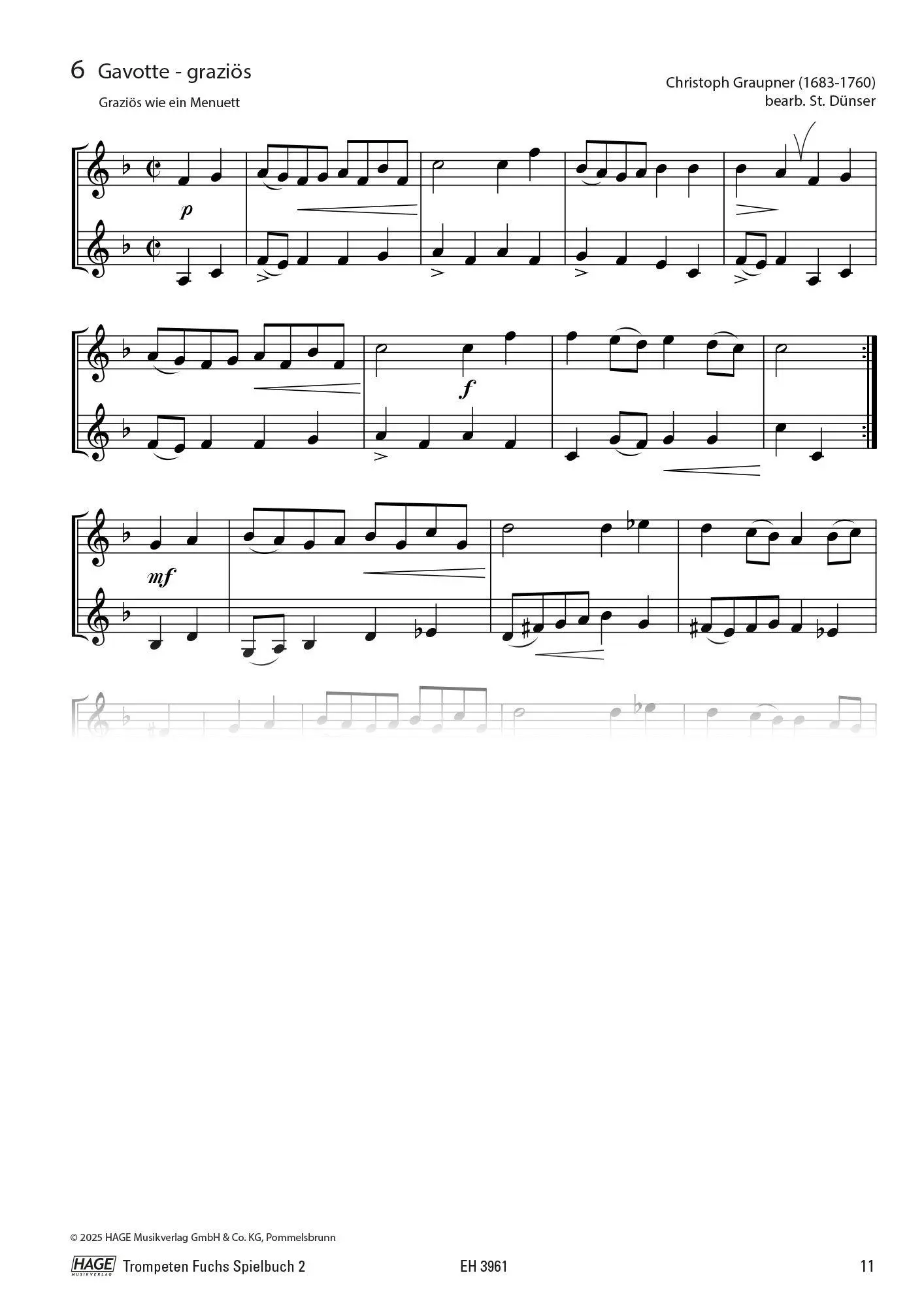 Bild: 9783866265448 | Trompeten Fuchs Spielbuch, Band 2 | Stefan Dünser | Broschüre | 80 S.