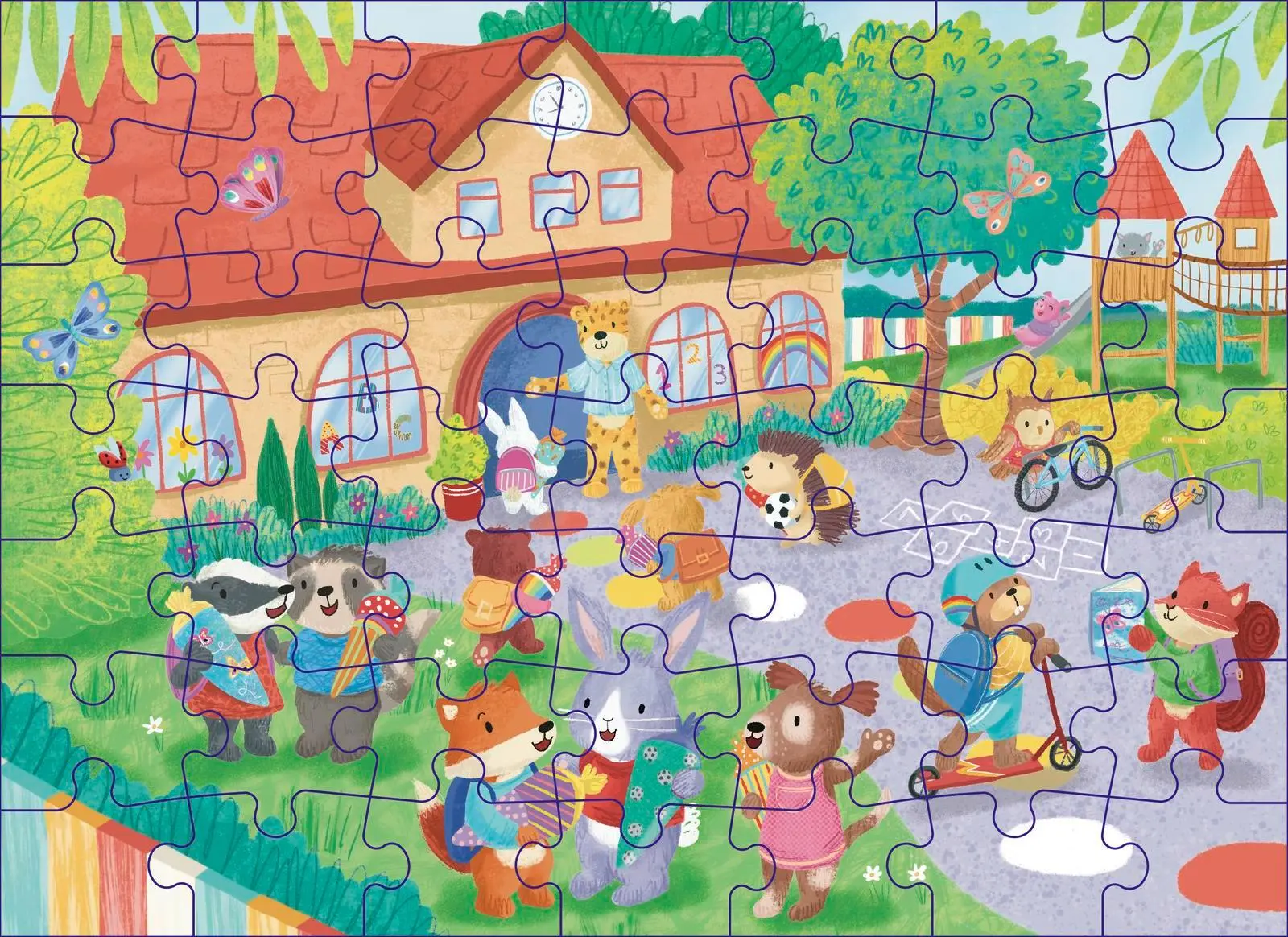 Bild: 4260308345548 | Mein buntes Mini-Puzzle - Hallo Schule! | Pattloch Verlag | Spiel