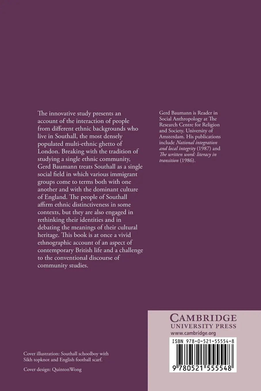 Rückseite: 9780521555548 | Contesting Culture | Gerd Baumann | Taschenbuch | Englisch | 2011