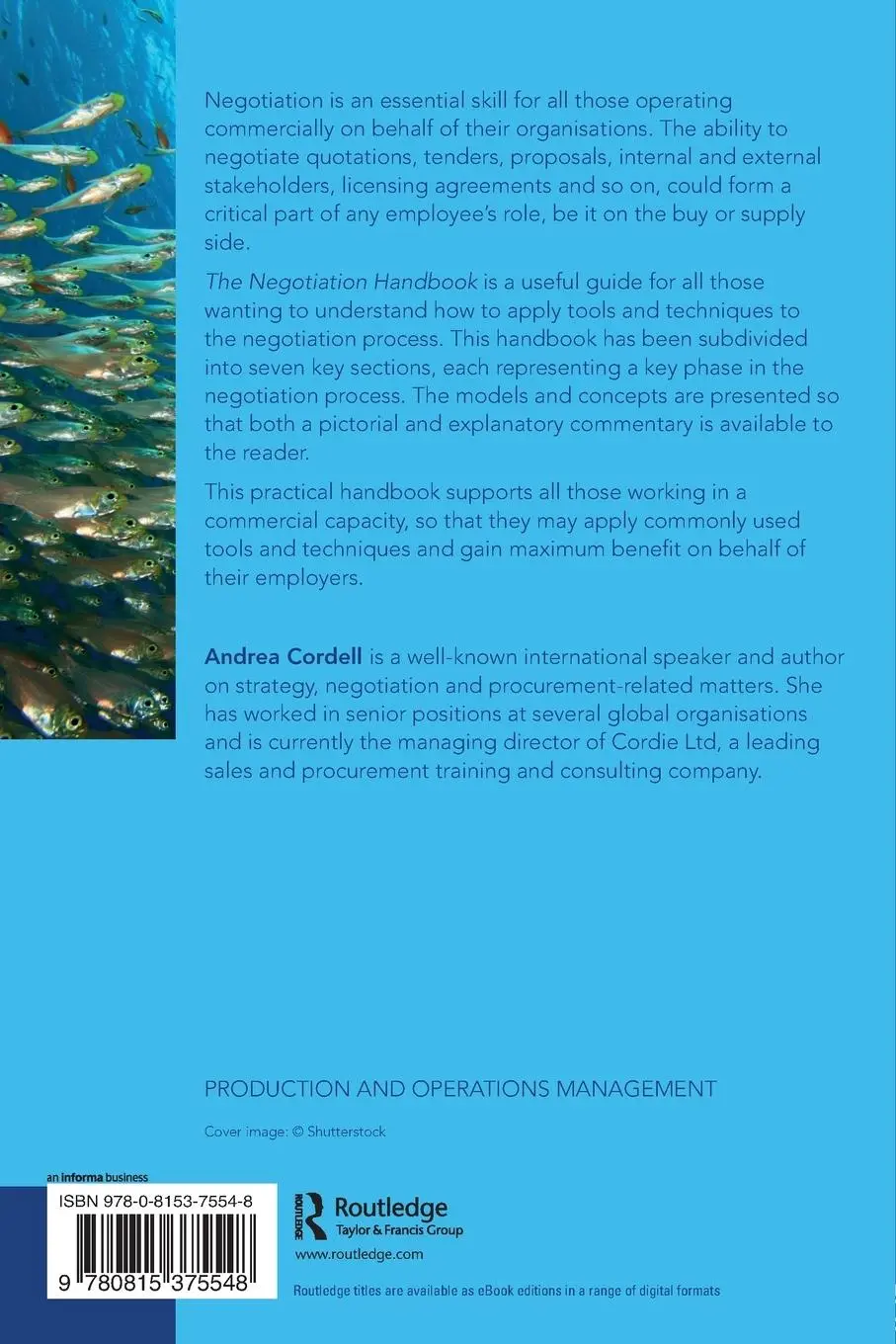Rückseite: 9780815375548 | The Negotiation Handbook | Andrea Cordell | Taschenbuch | Englisch