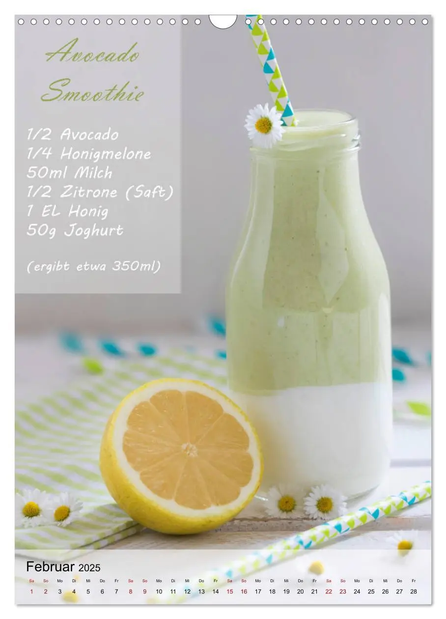 Bild: 9783435985548 | Smoothies zum Selbermachen (Wandkalender 2025 DIN A3 hoch),...