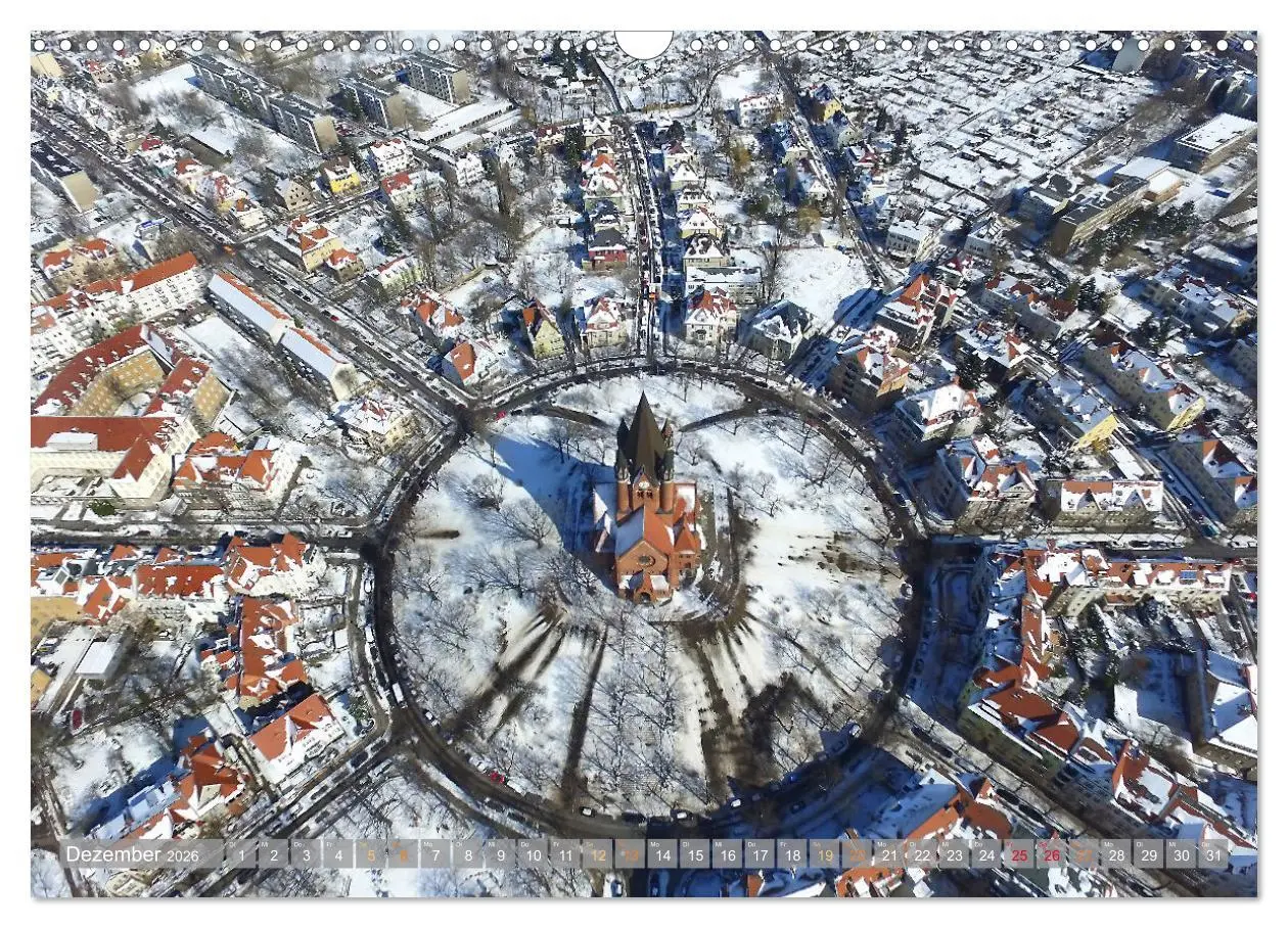 Bild: 9783457525548 | HALLE SAALE GEDROHNT 2026 (Wandkalender 2026 DIN A3 quer), CALVENDO...