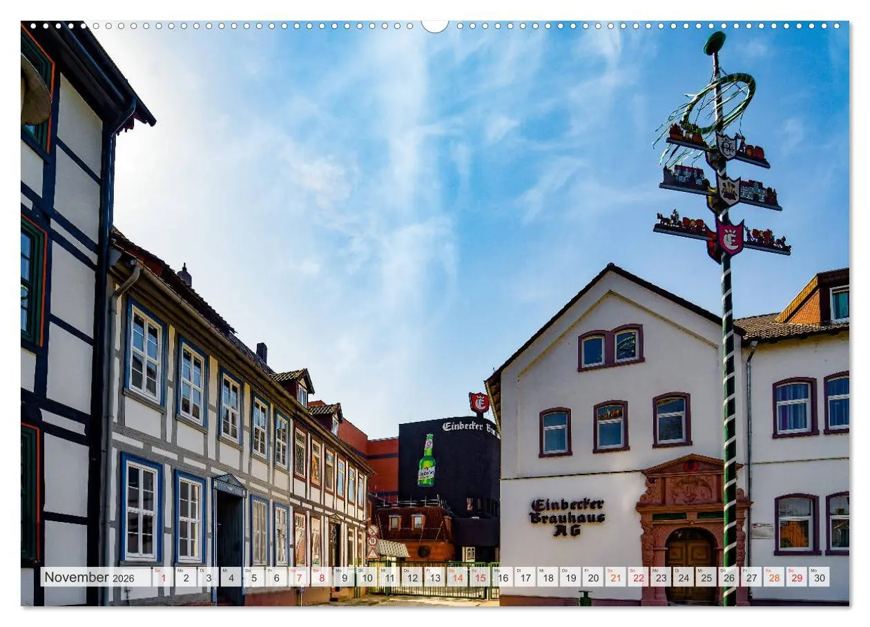 Bild: 9783457695548 | Einbeck Impressionen (Wandkalender 2026 DIN A2 quer), CALVENDO...