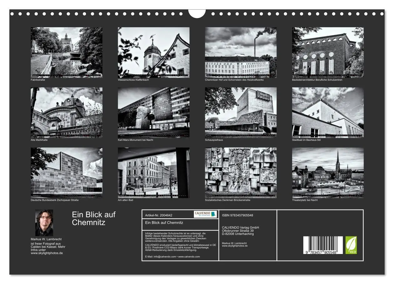 Bild: 9783457905548 | Ein Blick auf Chemnitz (Wandkalender 2026 DIN A3 quer), CALVENDO...