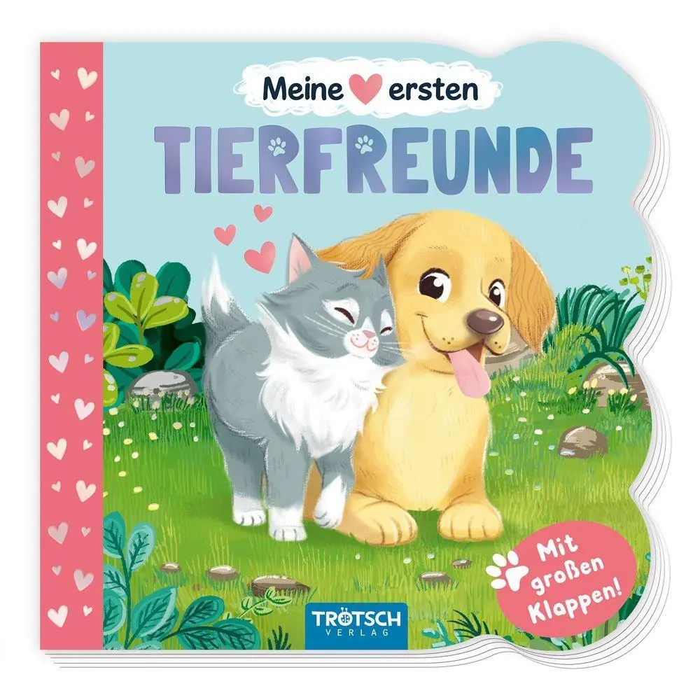 Cover: 9783988025548 | TRÖTSCH - Klappenbuch Meine ersten Tierfreunde Ab 1 Jahr | KG | Buch
