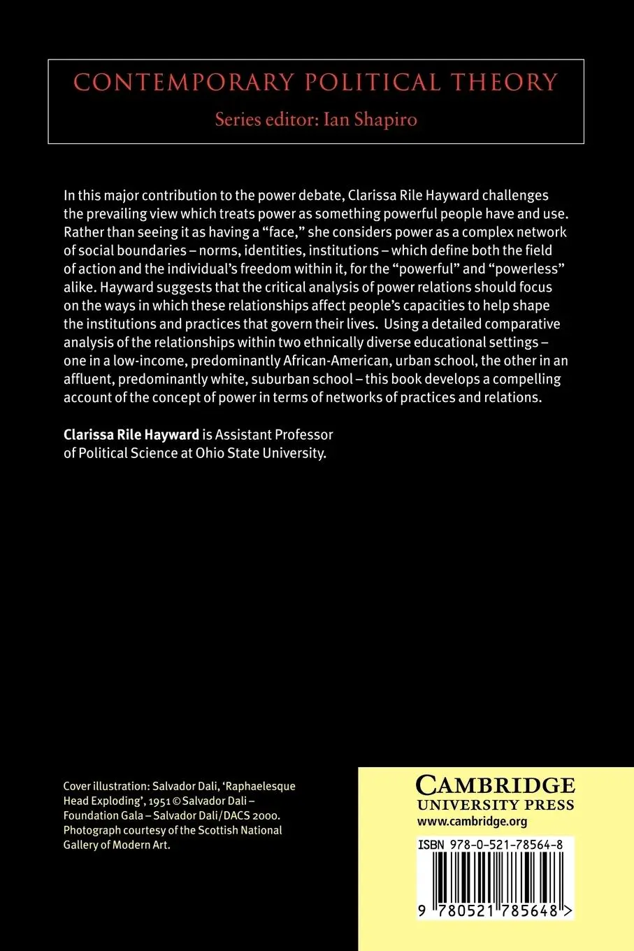 Rückseite: 9780521785648 | de-Facing Power | Clarissa Rile Hayward | Taschenbuch | Englisch