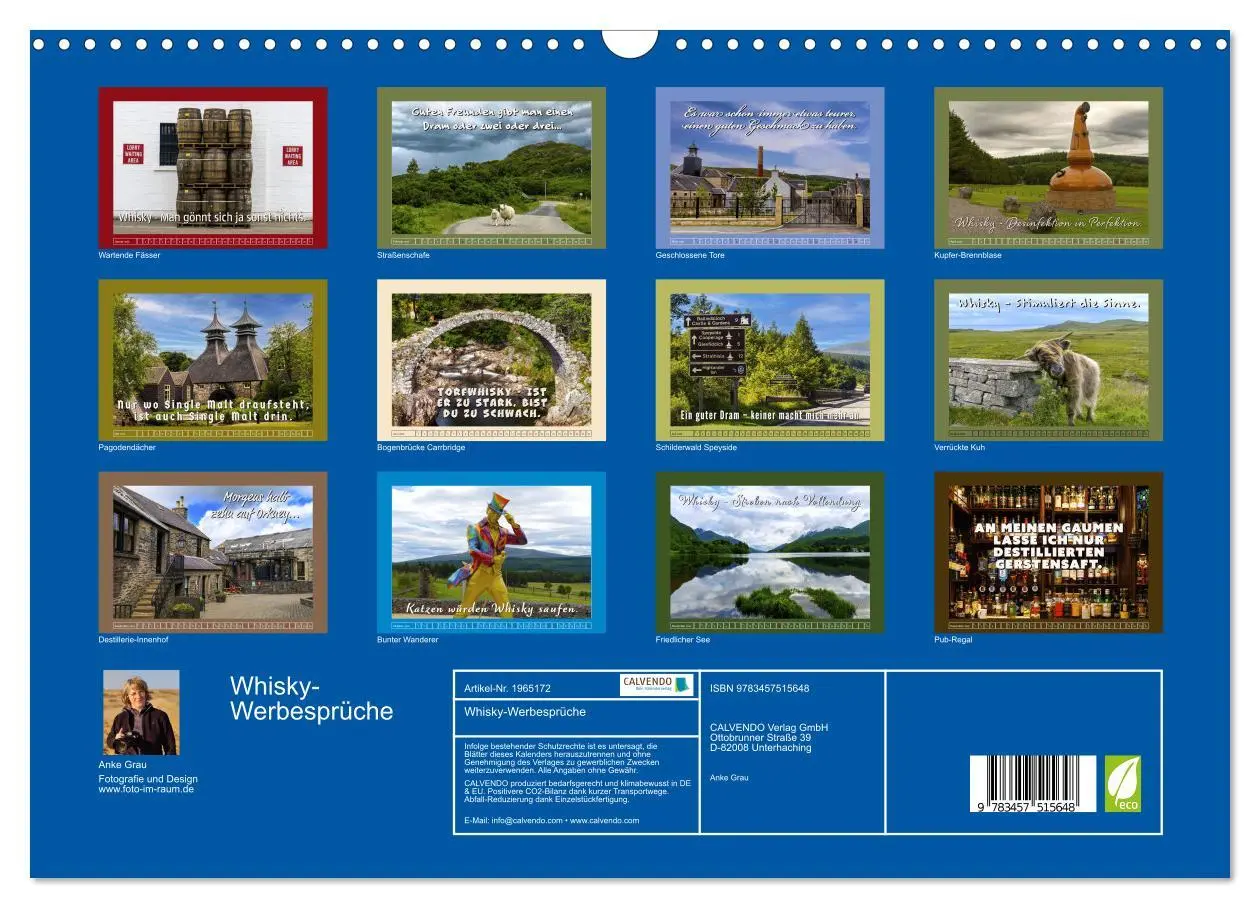 Bild: 9783457515648 | Whisky-Werbesprüche (Wandkalender 2026 DIN A3 quer), CALVENDO...