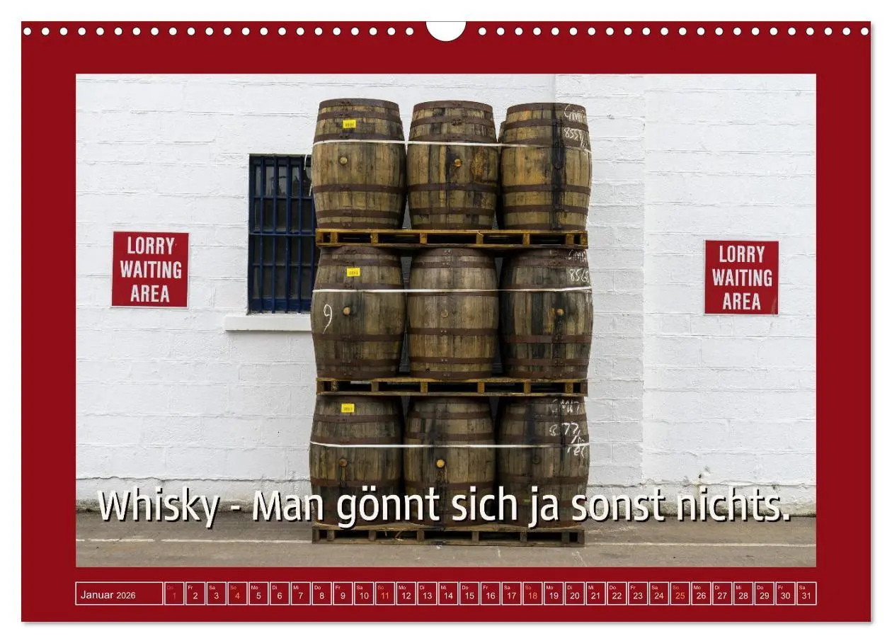 Bild: 9783457515648 | Whisky-Werbesprüche (Wandkalender 2026 DIN A3 quer), CALVENDO...